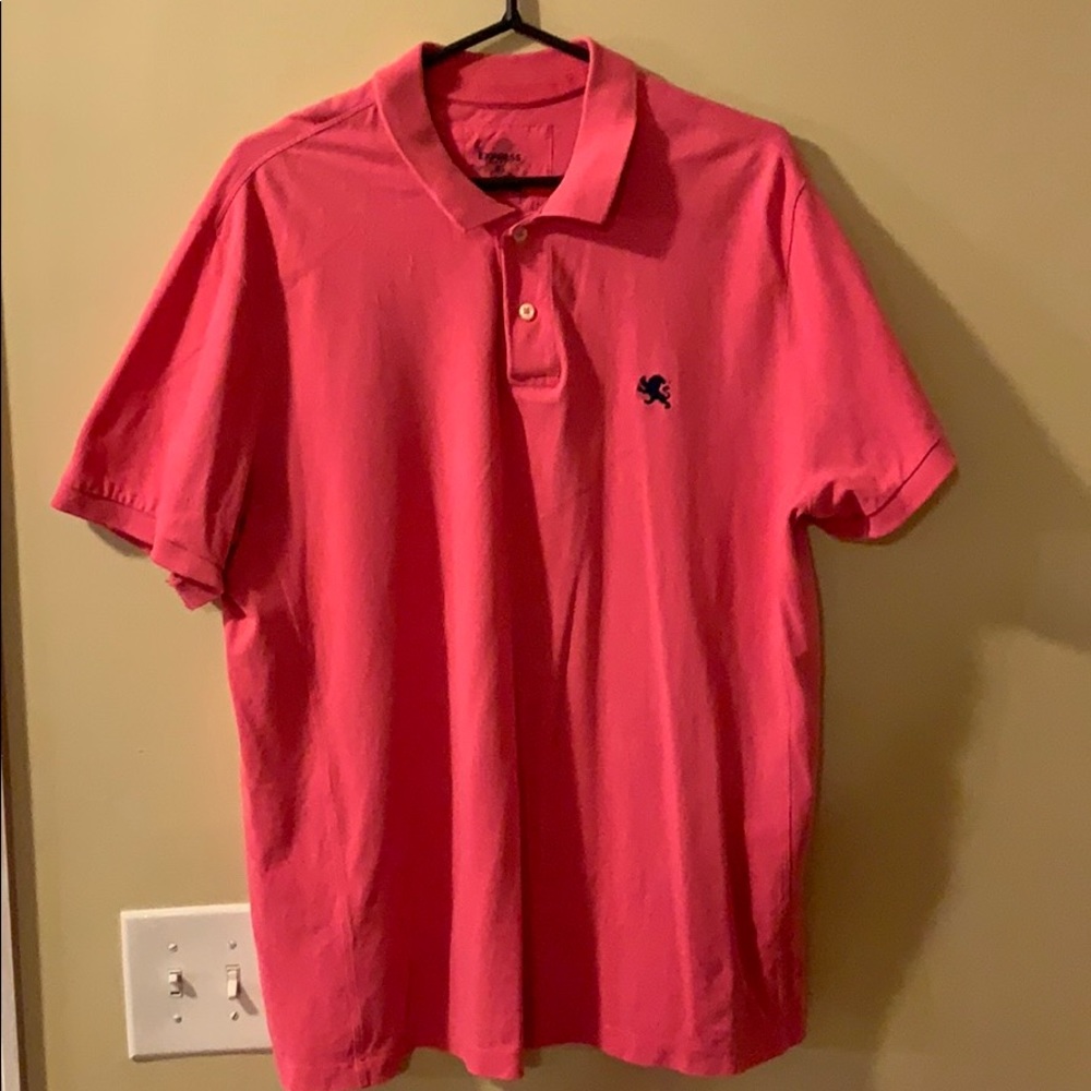 Express Pink Polo size XL